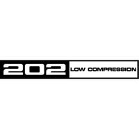 '202 LOW COMPRESSION' ROCKER COVER DECAL