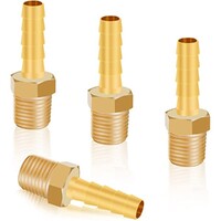Male Brass Barb 3/8in(9.5mm) Hose x 3/8 NPT PIC FOR REFERENCE