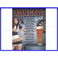 SIGN MAN CAVE RULES