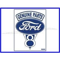 SIGN GENUINE PARTS FORD