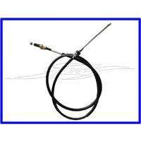 HANDBRAKE CABLE TF RODEO 97 TO 2002 LEFT REAR 4WD & 2WD EXCLUDING DX SUITS FLOOR MOUNTED HBRAKE = 97111566-2 2045mm long