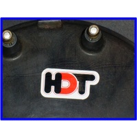 HDT Logo 30x15mm xsml Red & Bl