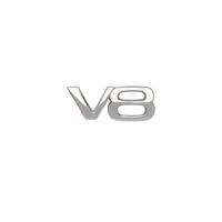 BADGE EMBLEM "VR VS VT "V8" CHROME