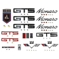 Badge Kit HG Holden Monaro GTS 308