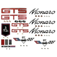 Badge Kit HT Holden Monaro GTS 307