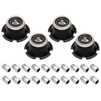 WHEEL CENTRE CAP KIT WITH NUTS LATE LJ B