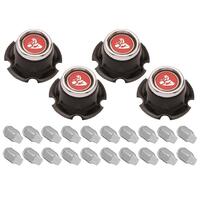 WHEEL CENTRE CAP KIT WITH NUTS LC ACORN