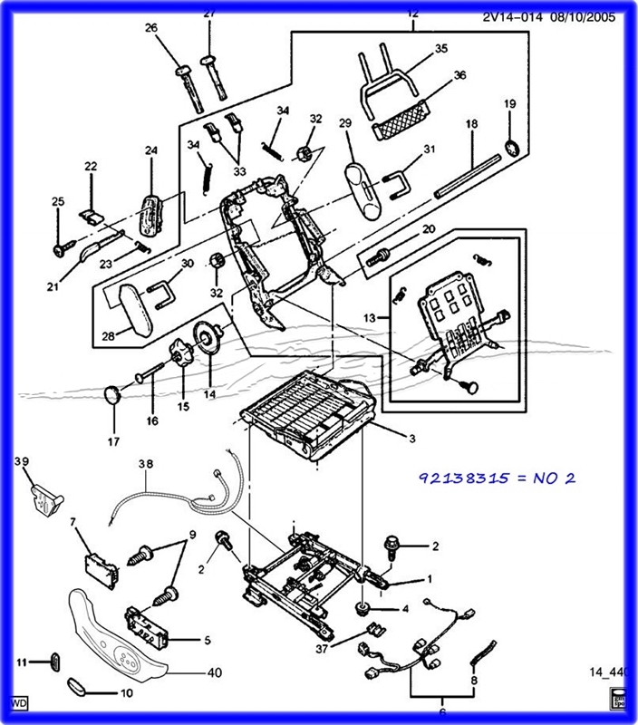 ve commodore drivers seat