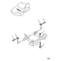BOLT STEERING RACK MOUNTING VB VC VH VK VL VN VP VR VS VT VX VY VZ 11072491 IS NUT TO SUIT no 1 in image