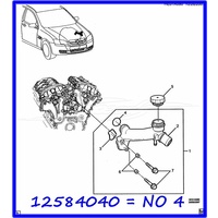 O RING VZ VE V6 ALLOYTEC WATER OUTLET UPPER ORING