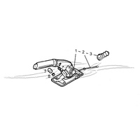 handbrake ratchet assy XC BARINA & COMBO EXCEPT SRI
