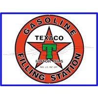 SIGN TEXACO / FILLING STATION