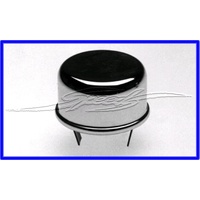 OIL CAP Chrome Push in with inside sping clips