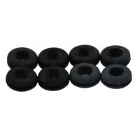WIRE LOOM RUBBER GROMMETS (8)