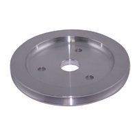 ALLOY PULLEY Small Block Chev 1 GROOVE CRANK swp SHORT WATER PUMP