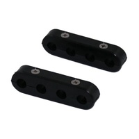 4 HOLE SEPARATOR BLACK SET OF 2