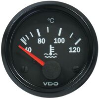 TEMPERATURE GUAGE 52mm 12v 40-120c VDO REQUIRES 320002 sender