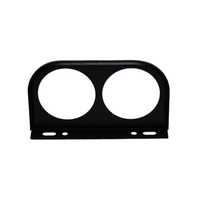 2 HOLE GAUGE PANEL BLACK