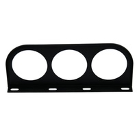 3 HOLE GAUGE PANEL BLACK