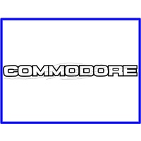 Decal Boot Lid VK Lm5000 Black 'Commodore'