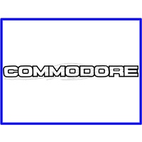 Decal Boot Lid VK Lm5000 Black "Commodore"