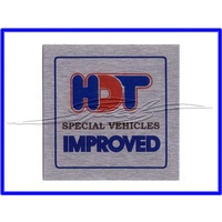 HDT IMPROVED TAG (SMALL) ALLOY VN VP VR VS VT VX VY APPROX 60MM X 60MM