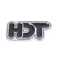 VK DIRECTOR GRILLE BADGE 35 MM BLACK - BAHDTLO7