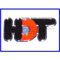 HDT VK GRILLE BADGE RED & BLACK 35mm