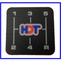 CONSOLE GEAR LEVER DECAL HDT VK VL T5 5 SPEED