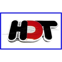 HDT Badge 70mm Red/Black