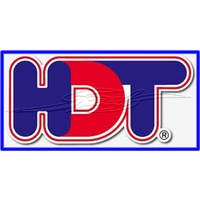 HDT Logo decal 40x20mm Red&Blu