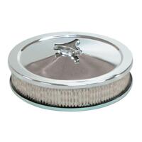 TFI CHROME AIR CLEANER 9'x 2 5/8' 67MM STROMBERG