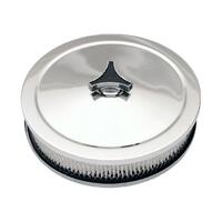 TFI CHROME AIR CLEANER 9'x2' 130MM HOLLEY