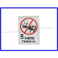 POWER STEER WARNING DECAL VK VL HDT VINYL