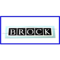 Brock World Decal Small