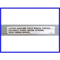 VL Calais Eye Lid Decal = gm part no 92031621