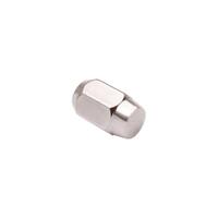 Single Tapered Chrome Acorn Wheel Nut (Close Ended) - 1/2" UNF Thread, 21mm Hex
