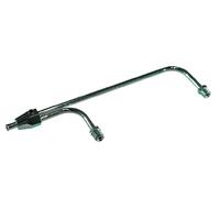 Fuel Rail Line Chrome Holley Double Pumper 9-5/16" Centres