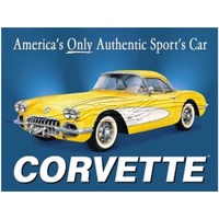 SIGN CHEVY 58 VETTE