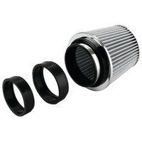 Filter 3-3.5-4 inch Neck Chrome End Cap