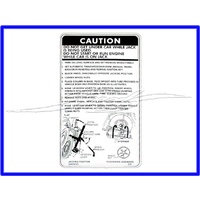 BOOT DECAL JACK INSTRUCTIONS VB VC VH VK VL