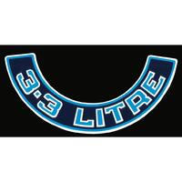 DECAL TRANSFER AIR CLEANER BLUE '3.3 LITRE'