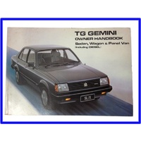 TG GEMINI OWNERS MANUAL
