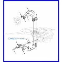 ORING VZ V6 ALLOYTEC HEATER INLET HOSE 2 PER CAR (THERMOSTAT HOUSING O RING)