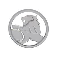 BADGE TAILGATE VY VZ UTE AND CREWMAN HOLDEN LION CHROME