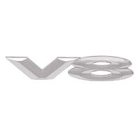 BADGE 'V8' CHROME FENDER VY COMMODORE - 92084153