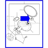 FUEL FILLER DOOR CLIP (SPRING) VY VZ WK WL