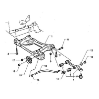 BOLT - FRONT ENGINE CRADLE TO FRAME UPPER (REAR) 2 OF REQUIRED VT VX VY VZ WH WK WL NO 3 IN PIC M12 X 1.5