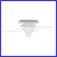 RETAINER-FRONT SIDE SILL TRIM AND SCUFF PLATE VE VF WM
