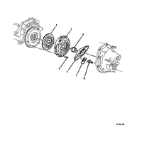 CLUTCH FORK SPRING GETRAG no7 in image